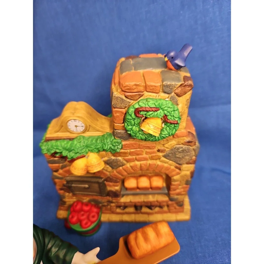 Dept. 56 Christmas Merry Makers Otto The Ovenman At Oven Breadmaker 46-539E